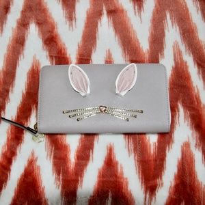 New $250 Kate Spade Bunny Hop to it Neda Wallet